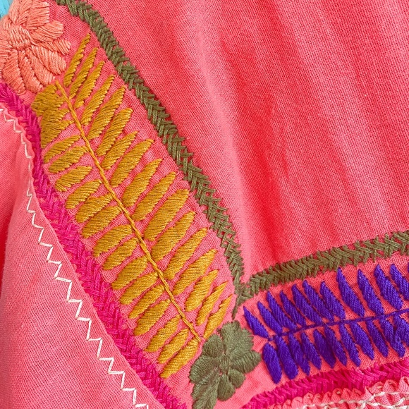 Mexican Embroidered Jalisco Blouse - Picture 4 of 5